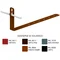 Adjustable tile holder, straight bend, length 28cm, height 13.5cm, painted