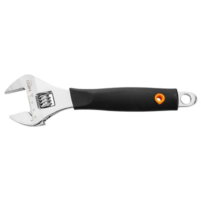 Adjustable wrench 250 mm, range 0-32 mm