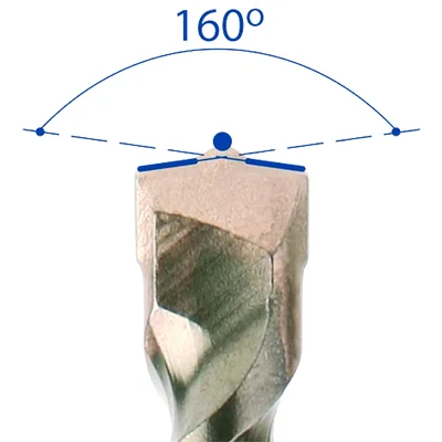 AGGRESSOR Wiertło do betonu SDS PLUS 5x100x160mm