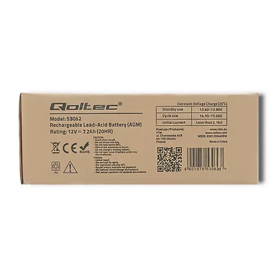 AGM-Batterie 12V 7,2Ah max. 108A