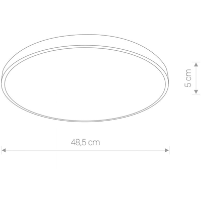 AGNES ROUND LED ceiling lamp 32W