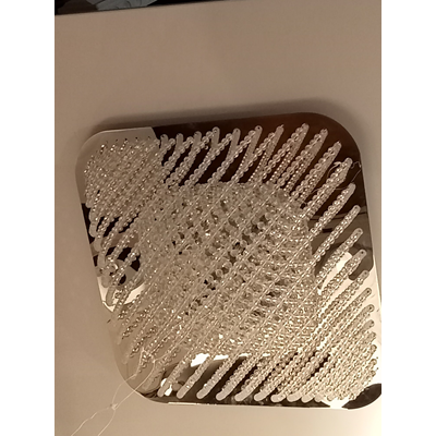 AIDA QUADRO Chrome ceiling lamp