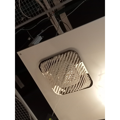 AIDA QUADRO Chrome ceiling lamp