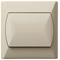 AKCENT Beige unipolar switch