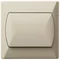 AKCENT Beige unipolar switch