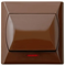 AKCENT Closer switch "bell" with backlit brown