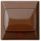 AKCENT Cross connector with backlight brown