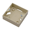 AKCENT Installation box for switches, beige