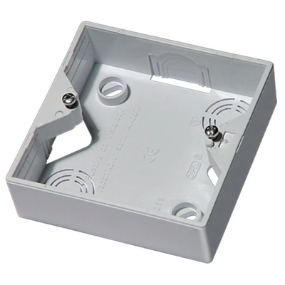 AKCENT Installation box for switches, white