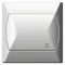 AKCENT Interrupteur de fermeture "cloche" blanc