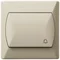 AKCENT Interrupteur d'ouverture "cloche" beige