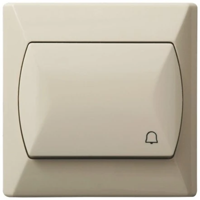 AKCENT Interruptor de cierre "campana" beige