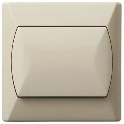 AKCENT Interruptor unipolar, beige