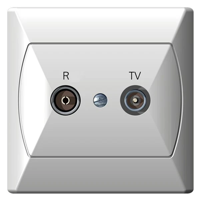 AKCENT RTV socket GAP-14 dB white