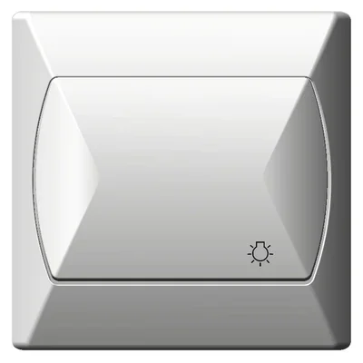 AKCENT Short-circuit switch "light" white
