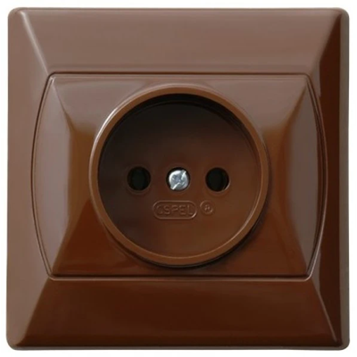 AKCENT Single brown socket