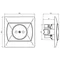 AKCENT Single brown socket