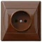 AKCENT Single brown socket