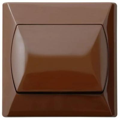 AKCENT Single-pole brown switch