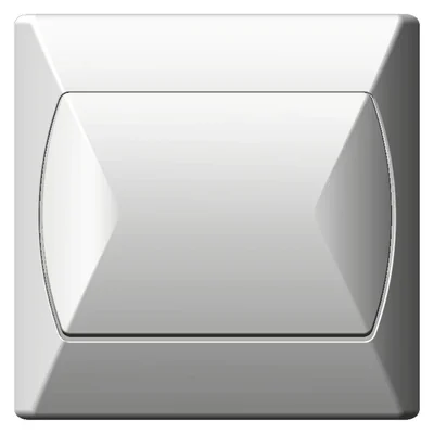 AKCENT Single-pole white switch