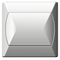 AKCENT Single-pole white switch