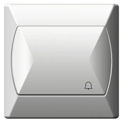 AKCENT White "bell" closing switch