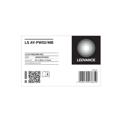 Аксесуари для профілів LS AY-PW02/MB