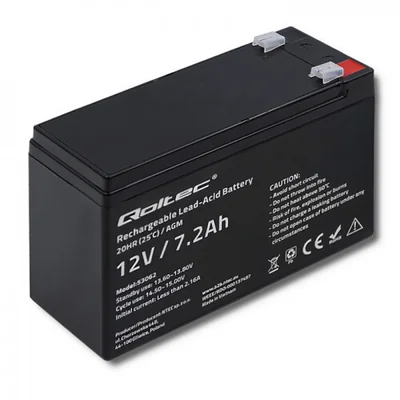 Akumulator AGM 12V 7.2 Ah max 108A