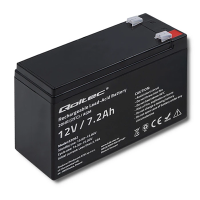 Akumulator AGM 12V 7.2 Ah max 108A
