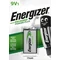 Акумулятор 9V / 6HR61 / HR22 / NH22-175 Ni-MH Energizer ACCU RECHARGE POWER PLUS 8.4V 175mAh