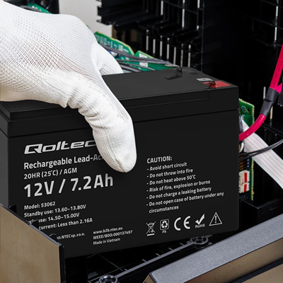 Акумулятор AGM 12V 7.2Ah max 108A