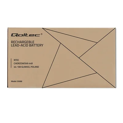 Акумулятор Qoltec AGM | 12 В | 150 Аг | 40,1 кг | Не потребує обслуговування | Потужний | Довгий термін служби | для ДБЖ, кемпера, човна, печі