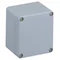 AL 88-6 Cajas vacías, gris plata, grado de protección IP66, resistencia al impacto IK09, grado de protección I, libre de halógenos