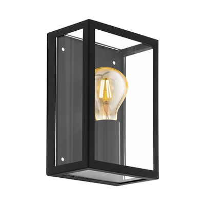 ALAMONTE 1 Black wall lamp