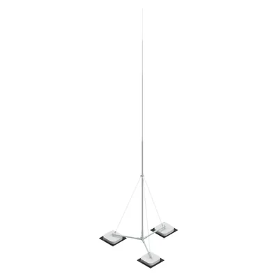 albero autoportante su treppiede; h=7000mm /OC/AL/