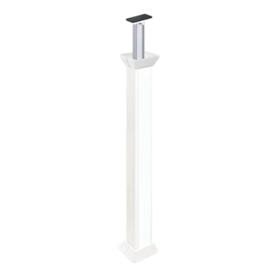 ALC One-sided column 3 meters 110x72mm white