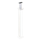 ALC One-sided column 3 meters 110x72mm white
