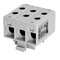 AL/CU threaded terminal block 2.5-35mm2 TS-35 3 insulated current paths gray