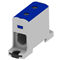 AL/CU threaded terminal block, 6 - 95mm2, TS 35, 1 track, 2 terminal holes