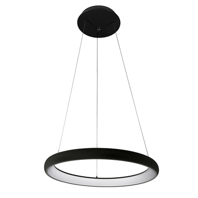 ALESSIA Závěsná lampa 51 cm černá