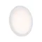 ALGINE ECO 2-in-1 Einbauleuchte 12 W WW 230 V 110° IP20 IK06 170 x 35 mm WEISS rund