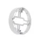 ALGINE ECO 2-in-1 Einbauleuchte 12 W WW 230 V 110° IP20 IK06 170 x 35 mm WEISS rund