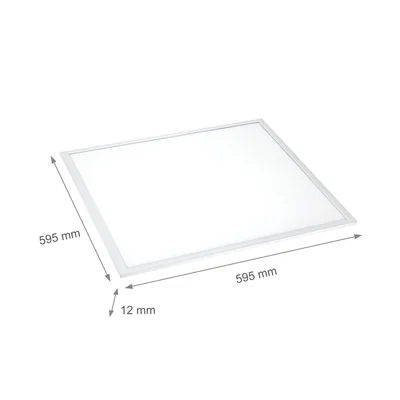 ALGINE PANEL 45W CW 230V 120st IP20 IK06 600x600x10mm WEISS 5 Jahre Garantie.