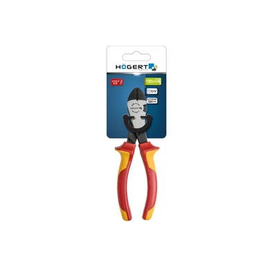 Alicates de corte lateral de 180 mm, 1000 V, VDE