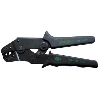 Alicates para conectores coaxiales