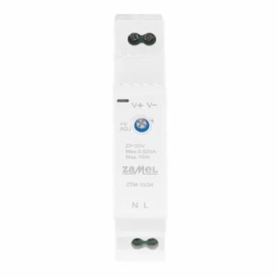 Alimentation à découpage montée sur rail TH-35 (DIN), 15 W, 24 V CC, type : ZTM-15/24
