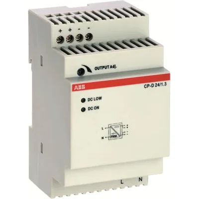 Alimentation CP-D 24/1,3 V ; Entrée : 100-240 V CA ; Sortie : 24 V CC/1,3 A
