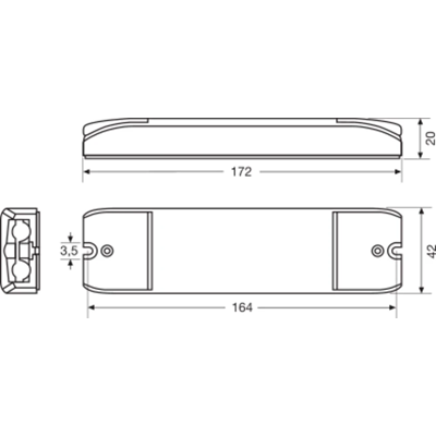 Alimentation LED avec contrôle OT DIM 50W/10V (120W/24V)