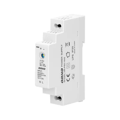 Alimentation sur rail DIN 12 V CC, 1,25 A, 15 W, largeur 1 module