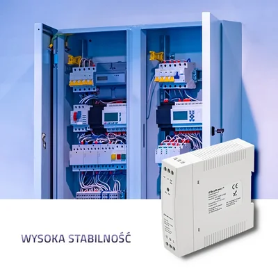 Alimentation sur rail DIN Qoltec | 10 W | 24 V | 0,42 A | Blanche | Fine